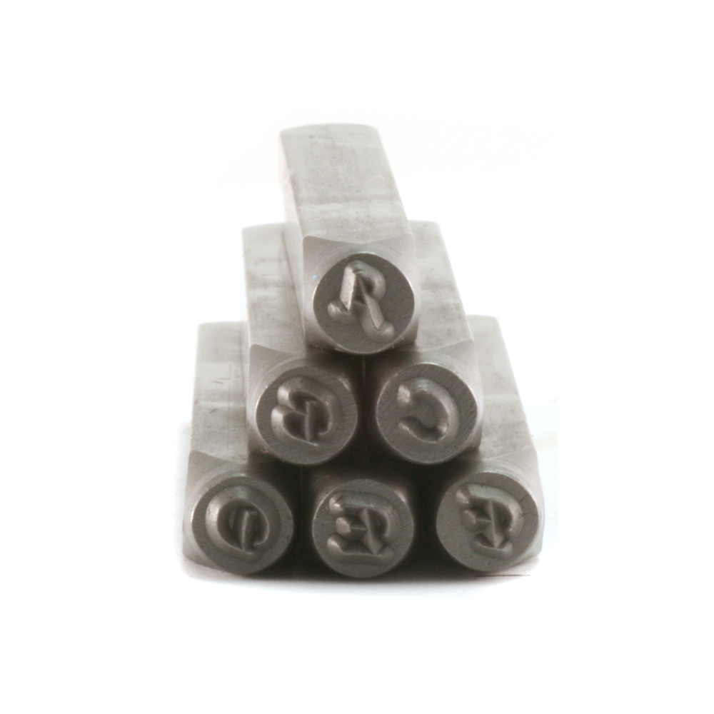 Metal Stamping Tools Fancy Uppercase Letter Stamp Set 1/4" (6mm)
